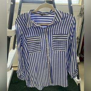 EUC Express Striped Button-Up Shirt